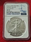 2025(W) Silver Eagle Dollar ASE NGC MS 70 STRUCK AT WEST POINT MINT ER #T1239