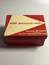 Antique Beebe Binocular Loupe Eyeglasses American Optical Co Surgical Spectacles