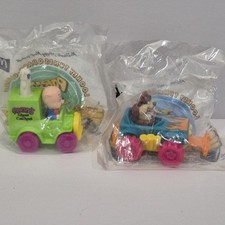 McDonald's Happy Meal Toys Looney Tunes Quak Up Cars Taz Porky Pig NEW