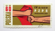 Poland Stamp Scott 1241 4th Congress of Polish United Workers' Party 60gr 1964