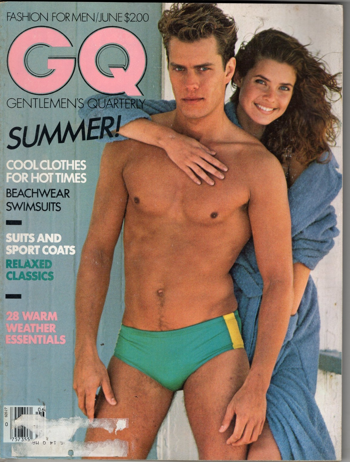 GQ June 1981 Bruce Weber Bob Menna Michael Schoeffling Peter Cook Carol Alt