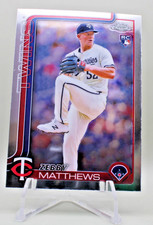 2025 Topps Chrome - Zebby Matthews #277 (RC)