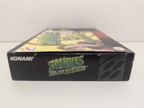 Zombies Ate My Neighbors (Super Nintendo, SNES, 1993) W/ Box + Inserts No Manual