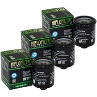 ÖLfilter Set 3 StüCk Hiflo HF197 FüR Benelli Hyosung Keeway PGO 350 250 125 250