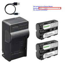 Kastar Battery AC  USB-C Charger for Sony NP-FM500H A57 A58 A65 A68 Camera