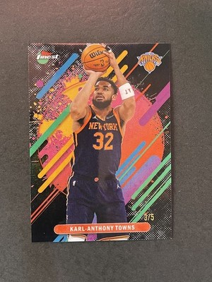 2025-26 Topps Finest Karl-Anthony Towns Black /5