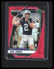 2025 Avery Johnson Rookie Card - Panini Prizm #29 Red /399 Wildcats . rookie card picture