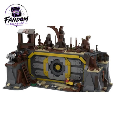 Fallout Bunker MOC Klemmbaustein Set Postapokalypse Diorama Modell