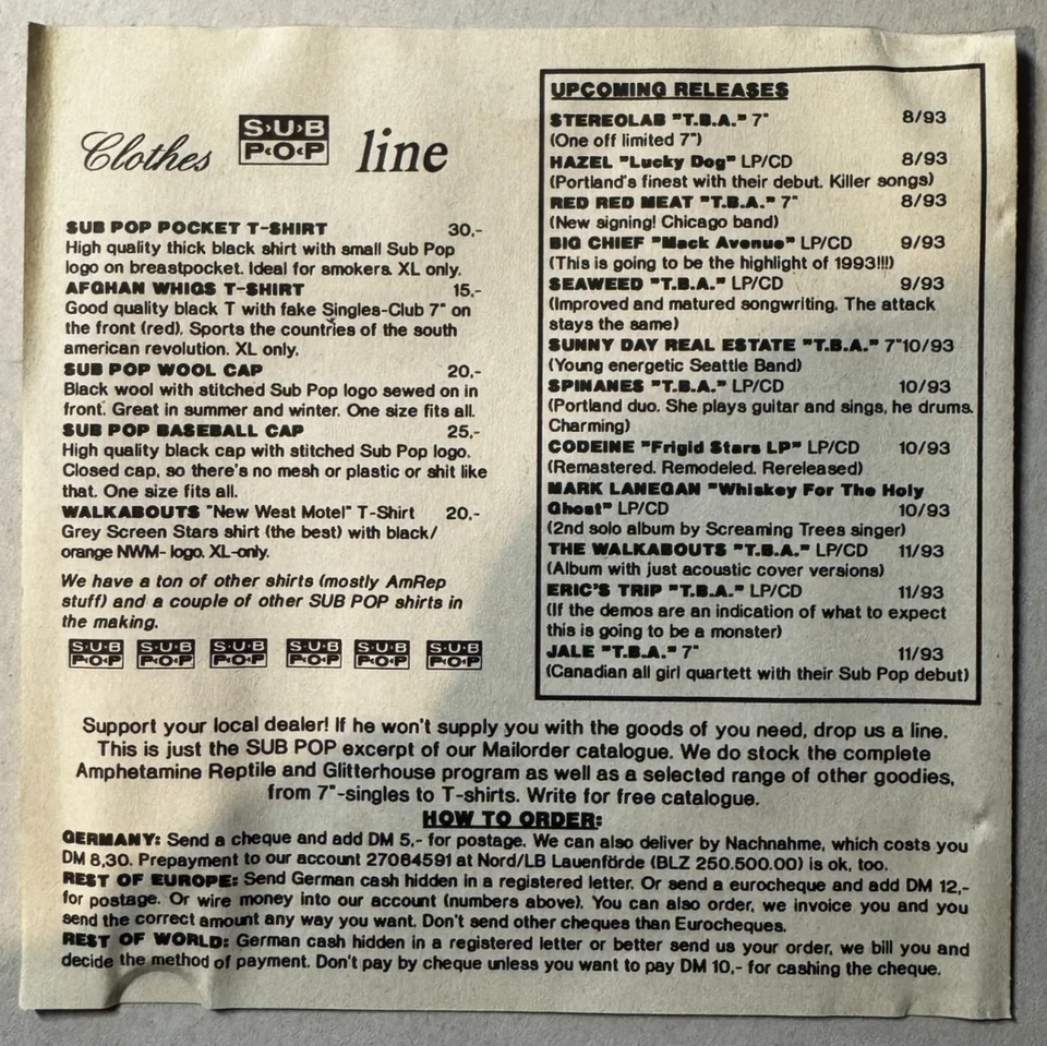 Sister Double Happiness - Uncut - CD - SUB POP sehr guter Zustand / wie neu (NM) - Bild 4 von 4