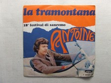 Antoine La Tramontana - 18° festival di San Remo - 1968  45 Giri (Cat. Disques V