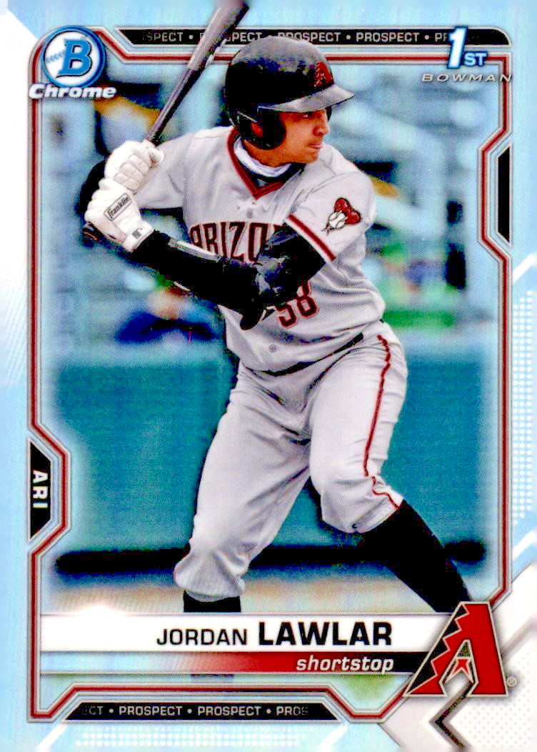 2021 Bowman Chrome Refractor Jordan Lawler #Bdc-194