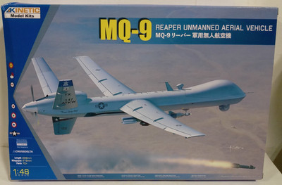 KINETIC K48067  1/48th SCALE MQ-9 REAPER UNMANNED AERIAL DRONE NEW IN DAMAGED