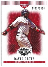 2007 Topps Triple Threads #100 David Ortiz #0931/1350 - Boston Red Sox