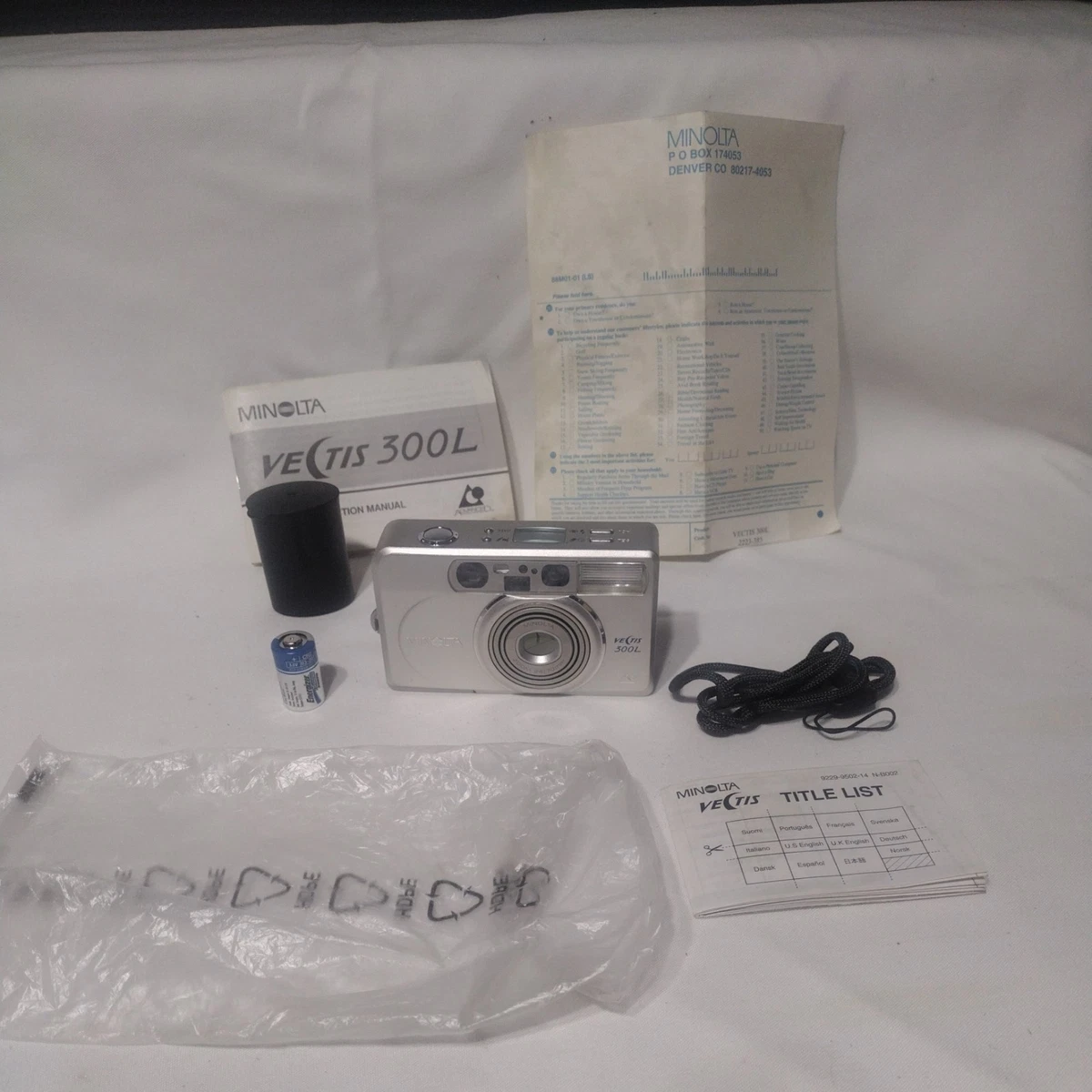 Minolta Vectis 300L Film Cameras for sale | eBay
