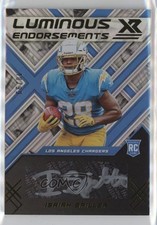 2022 Panini XR Luminous Endorsements 10/99 Isaiah Spiller #LUM-IS Auto 18t1