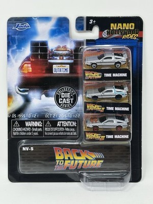 Nano Hollywood Rides Back To The Future 3pc Mini Die Cast Vehicle Set Jada Toys