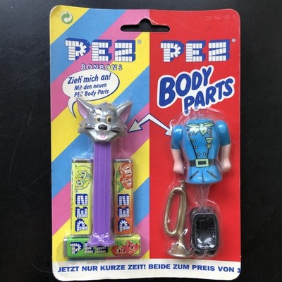 Pez Body Parts 90er 1998 Spielzeug Tom And Cherry Vintage Toy Süßigkeit 
