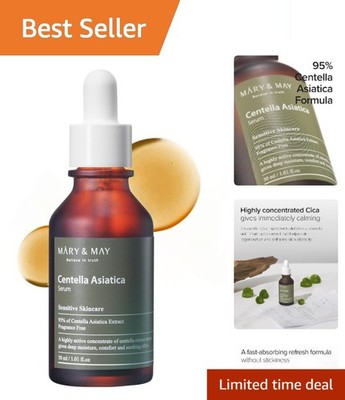Korean Centella Asiatica Face Serum - 95% Cica for Elasticity & Hydration