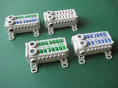 Verteilerklemme Null Schutz leiterklemme FTG ECB KS741 N PE 1pol/2pol nach Wahl