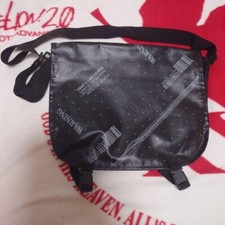 Evangelion, inner NERV Pattern Messenger Bag New and Unused Black