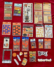 Halloween Theme Scrapbook Embellishments 2; New; Spouse Was Original Owner