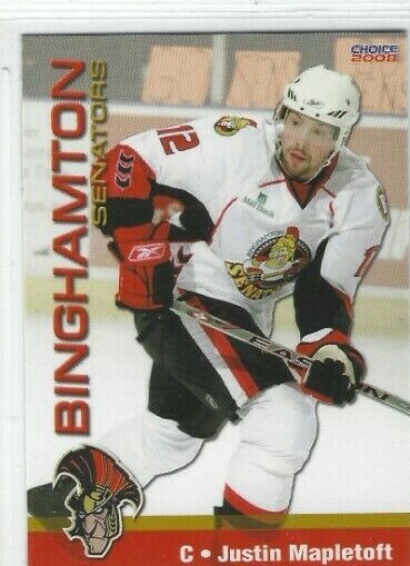 2007-08 Binghamton Senators (AHL) Justin Mapletoft