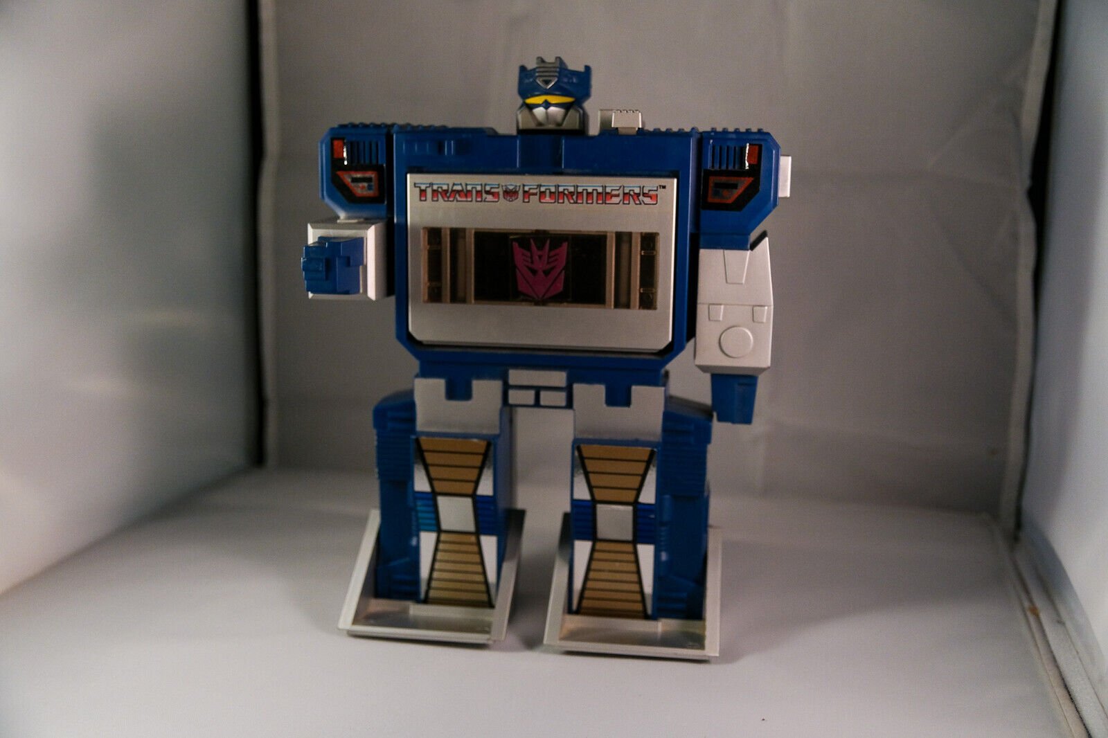 1985 Transformers G1 SOUNDWAVE Cassette/Tape Player Working Good Condition
