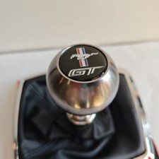 Gunmetal Gt Race Ball Weighted Shift Ball Gear Knob For Ford Mustang S550 V8 2.3