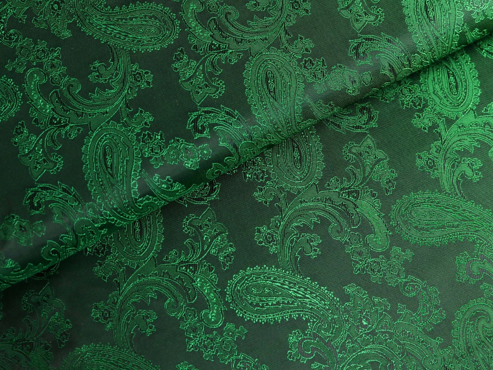 FUTTERSTOFF Stoff Futter Innenfutter Paisleymuster glanzvoll GRÜN EUR 8,98/m - Bild 2 von 2