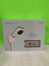 Miku Pro Smart Baby Monitor White Good Condition