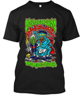 NEW! Popular Nekrogoblikon The Magic Spider American Retro Graphic