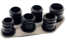 . For 6L45 6l80 6l90 transmission valve body to case seals tower boots 6 in one.