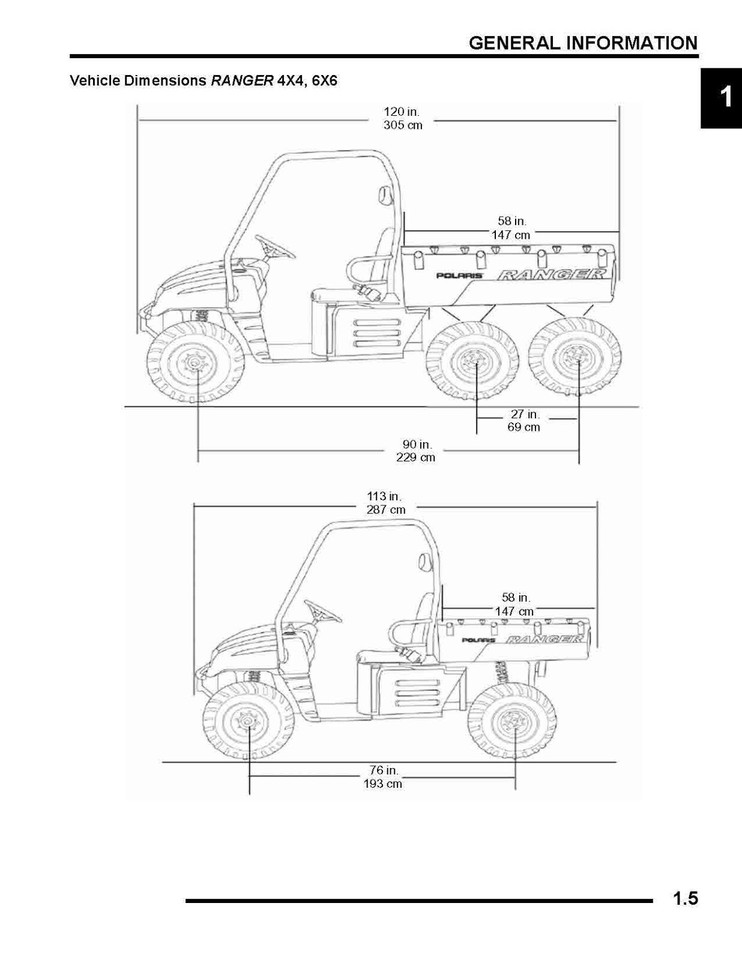 Manuale D'officina Cartaceo Polaris Ranger XP 700 EFI 4x4 6x6 &ndash; Anno 2007