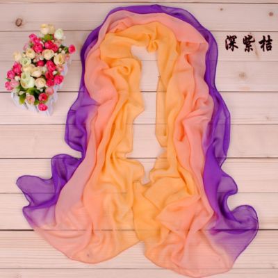 160 50 cm Regenbogenfarben X080 Mode Damen Schals Chiffonschal Damen Tücher