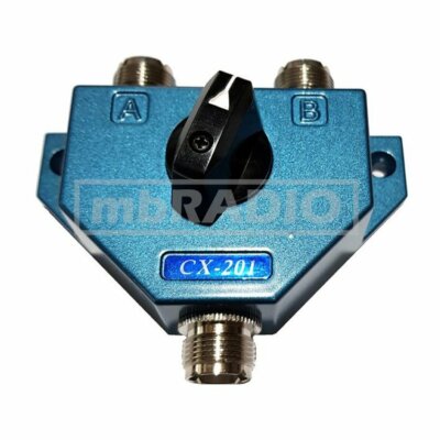 CX201U 2-WAY ANTENNA SWITCH UP TO 600MHz with UHF (SO239