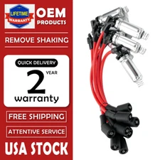8mm New High Performance Spark Plug Ignition Wire For 2000-2009 Chevy GMC V8