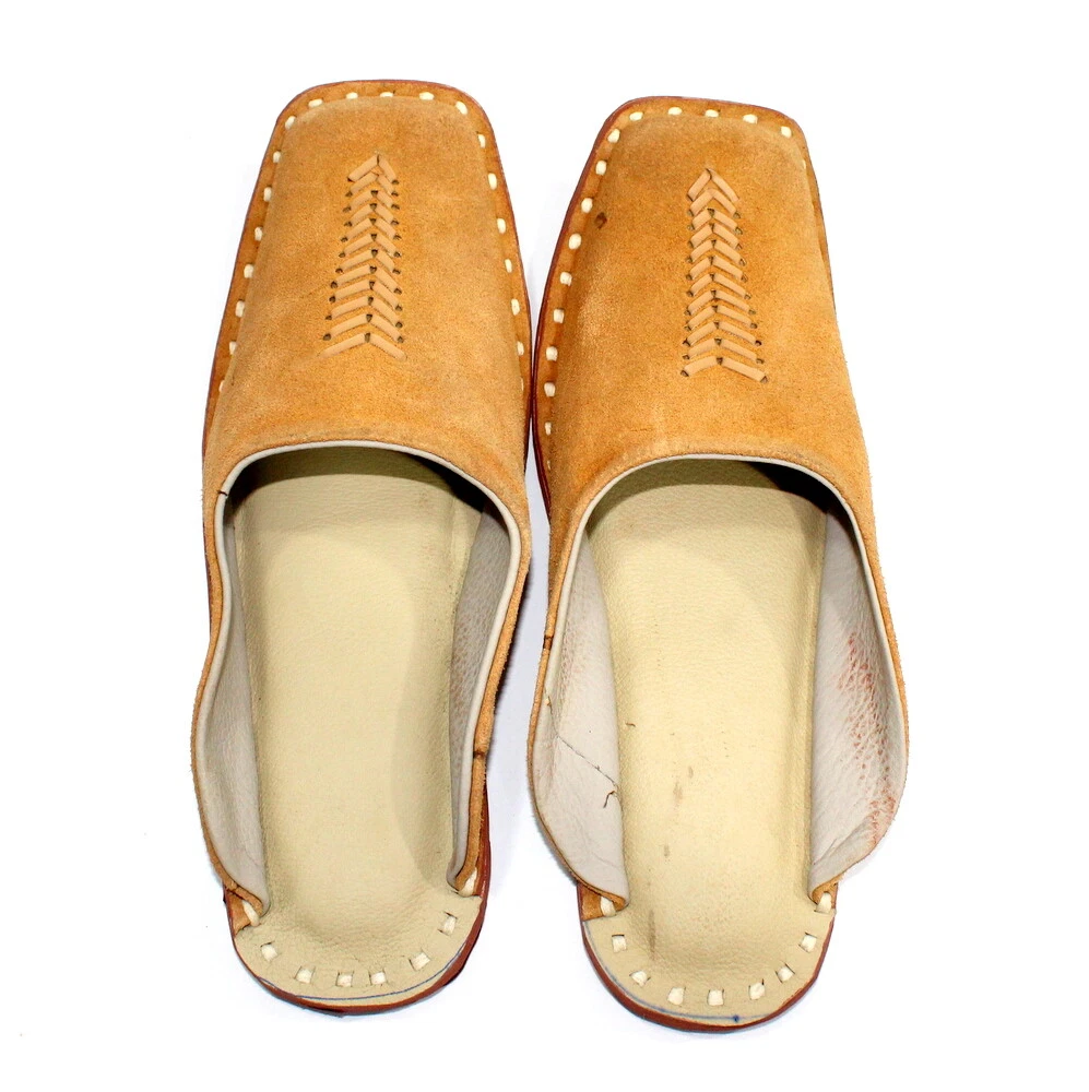 Men Mojari Fine Leather Mojari Khussa Handmade Jutti Indian Mojari Flip Flops