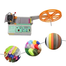 280W Hot&Cold Cutter Automatic Tape Cutting Machine For Cutting Leather Ribbon