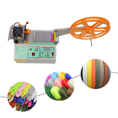 280W Hot&Cold Cutter Automatic Tape Cutting Machine For Cutting Leather Ribbon