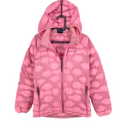 ジャケット・アウター PINK Peak Performance Pink Hooded Padded Jacket Coat Size 160 cm