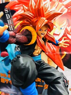 Super Dragon Ball Heroes 9th Anniversary Figure-Super Saiyan 4 Gogeta:  Xeno-, Multiple Colors