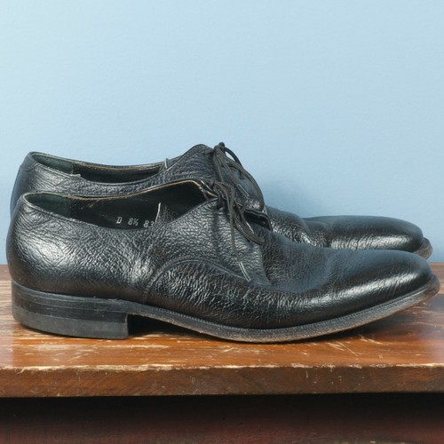 🇨🇦 VTG Florsheim Imperial McHale 8.5 D Kudu Plain Toe Derby 79163 Very Good - Picture 3 of 9