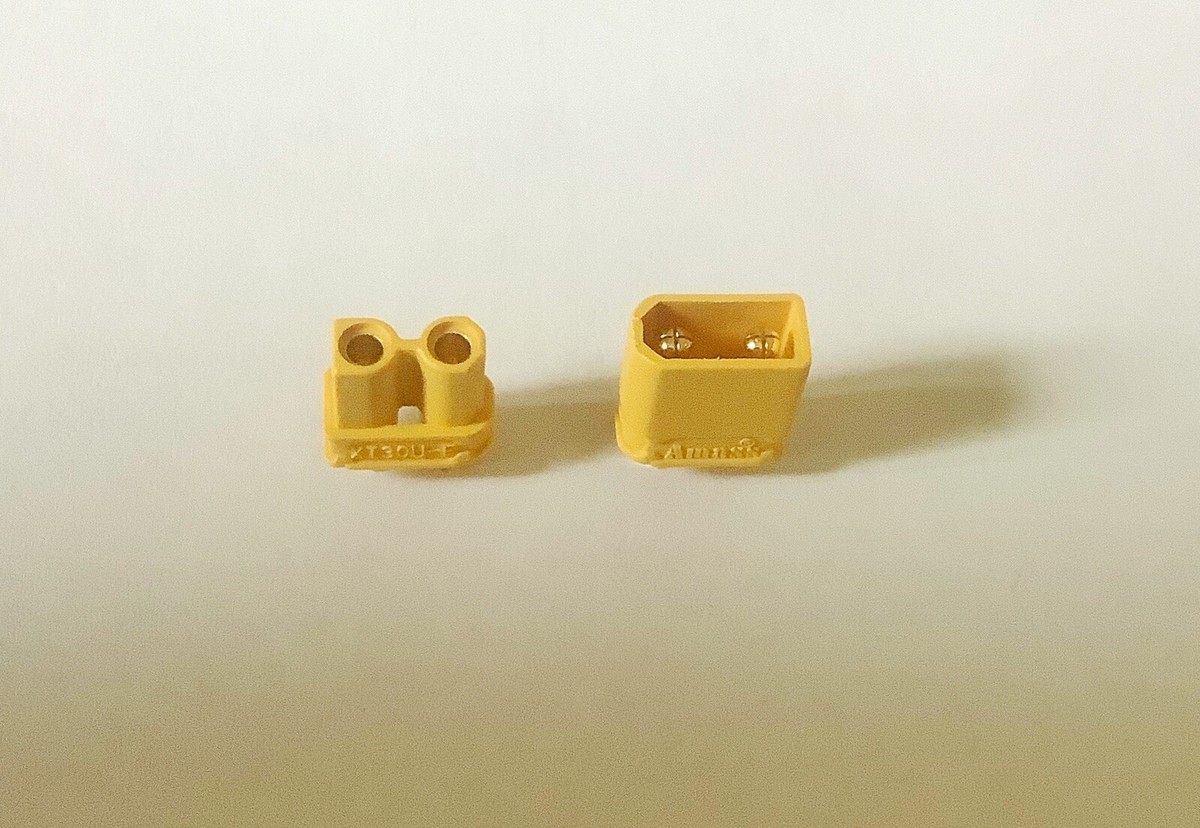 XT30U Original Amass&reg; XT30 Akku Stecker Buchse Gelb Hochstrom