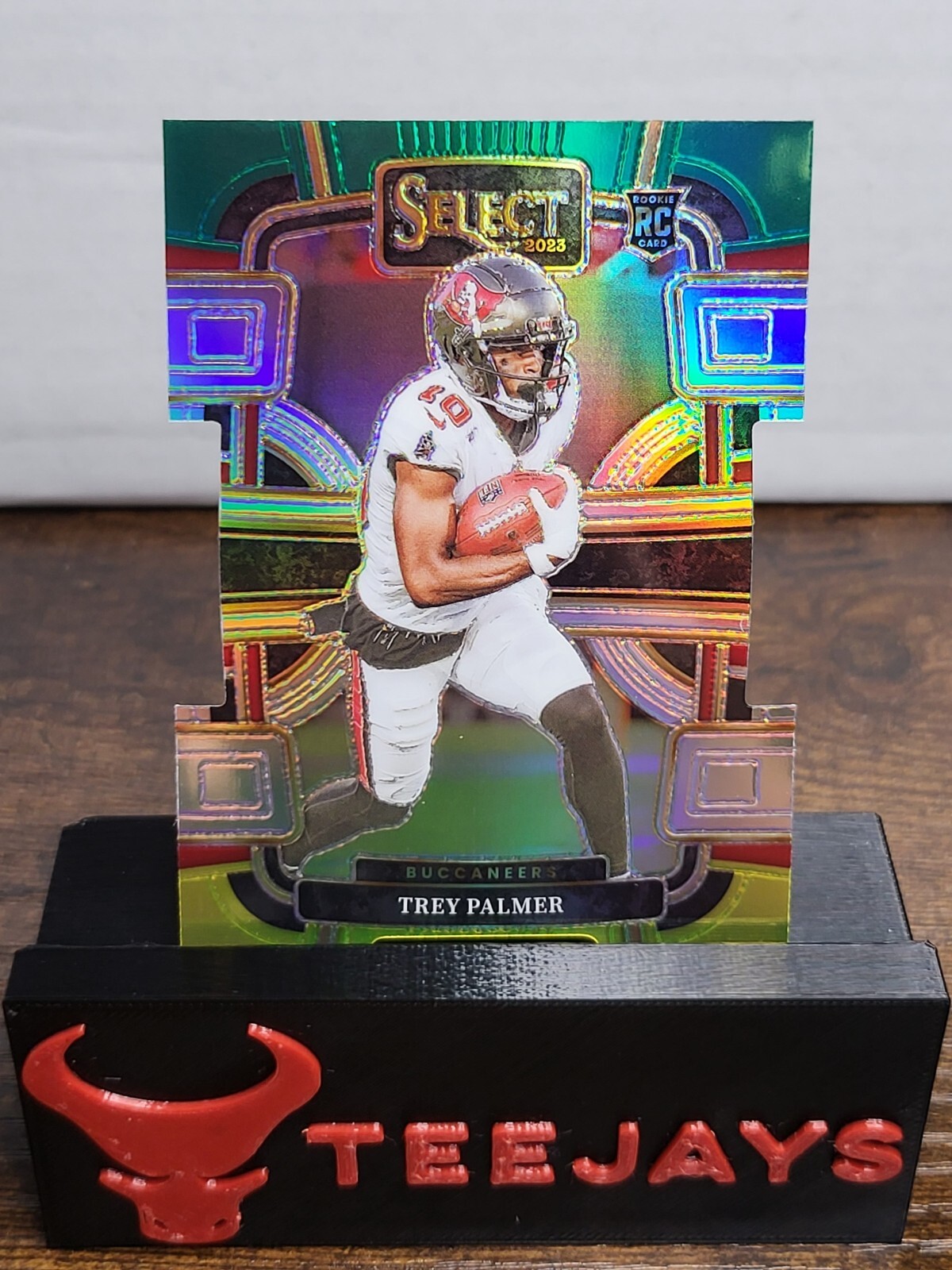 2023 SELECT TREY PALMER RC #94 CONCOURSE GREEN SILVER YELLOW DIE CUT