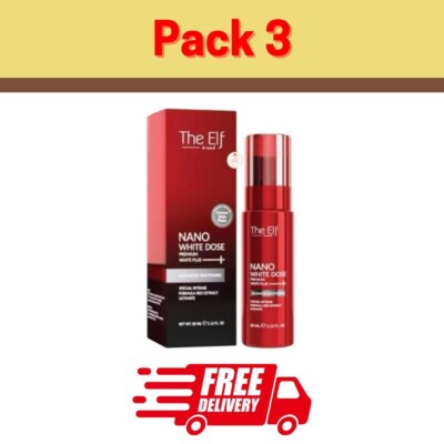 Serum The Elf Nano White Dose 10X Fast Face Radiance Skin Care 60 ml