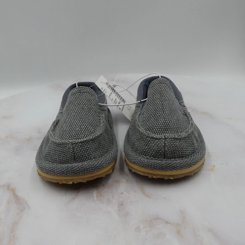 The Childrens Place Shoes Toddler Boys 4 Navy Blue Deck Cotton Canvas Slip On - Image 3 of 4