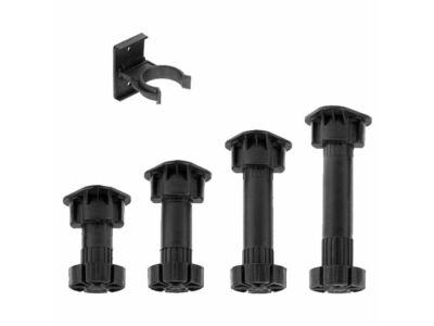 4x Möbelfüße Küche Verstellfüße Sockelfüße Möbelfuß Schrankfuß Höhenverstellbar