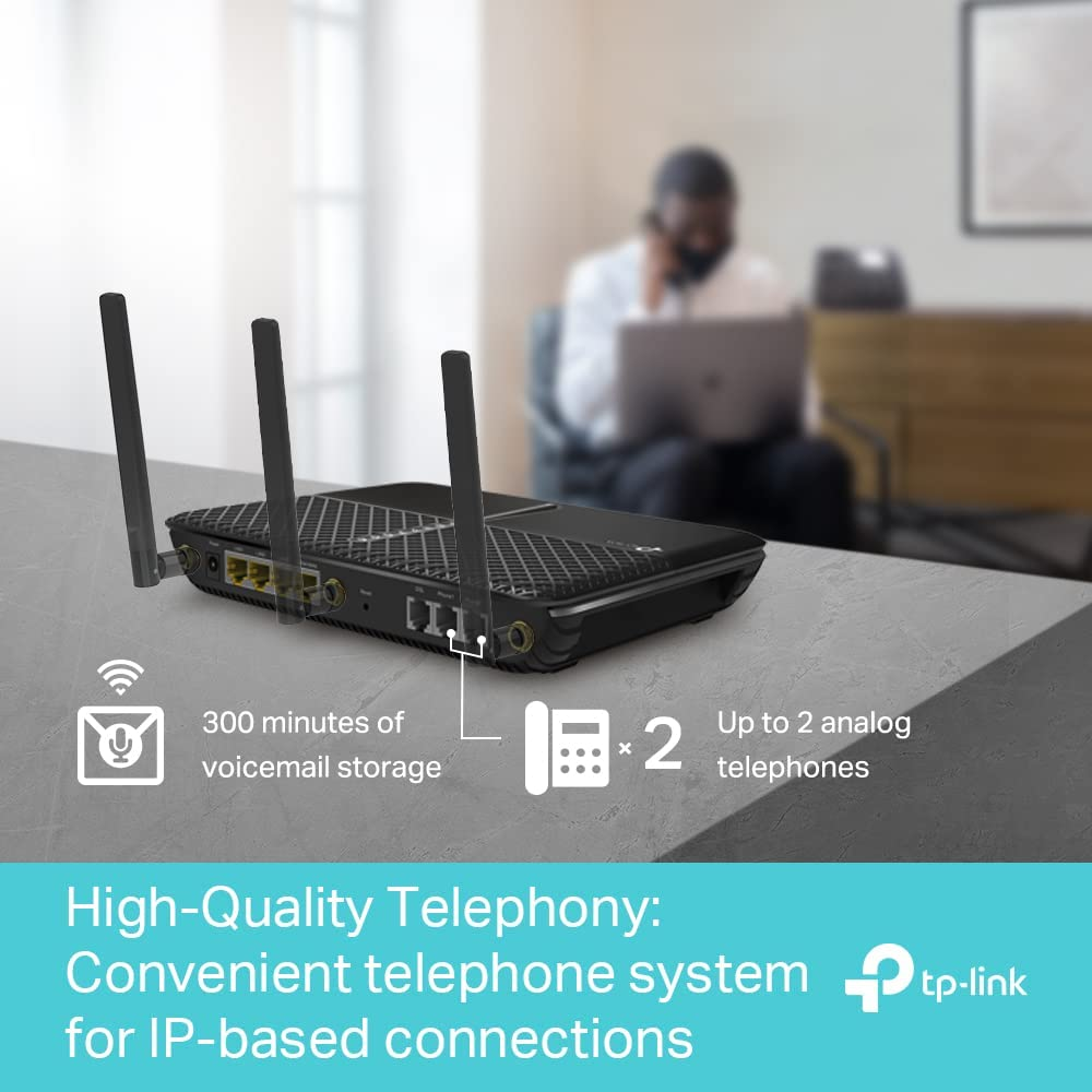 TP-Link AC2100 Dual Band Wireless Gigabit VDSL/ADSL Modem Router ...