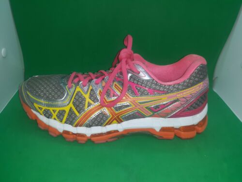 Asics Gel-Kayano 20 T3N7N Gray/Silver/Orange/Pink Athletic Women's Shoes Sz   | eBay