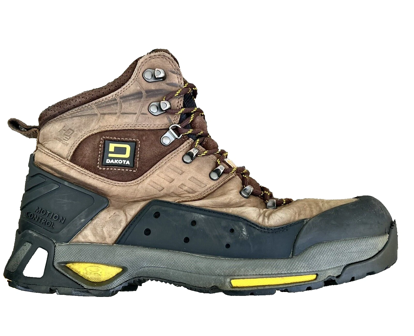 Dakota Men’s Work Boots Hiker Leather Steel Toe Composite Plate 13 US Size